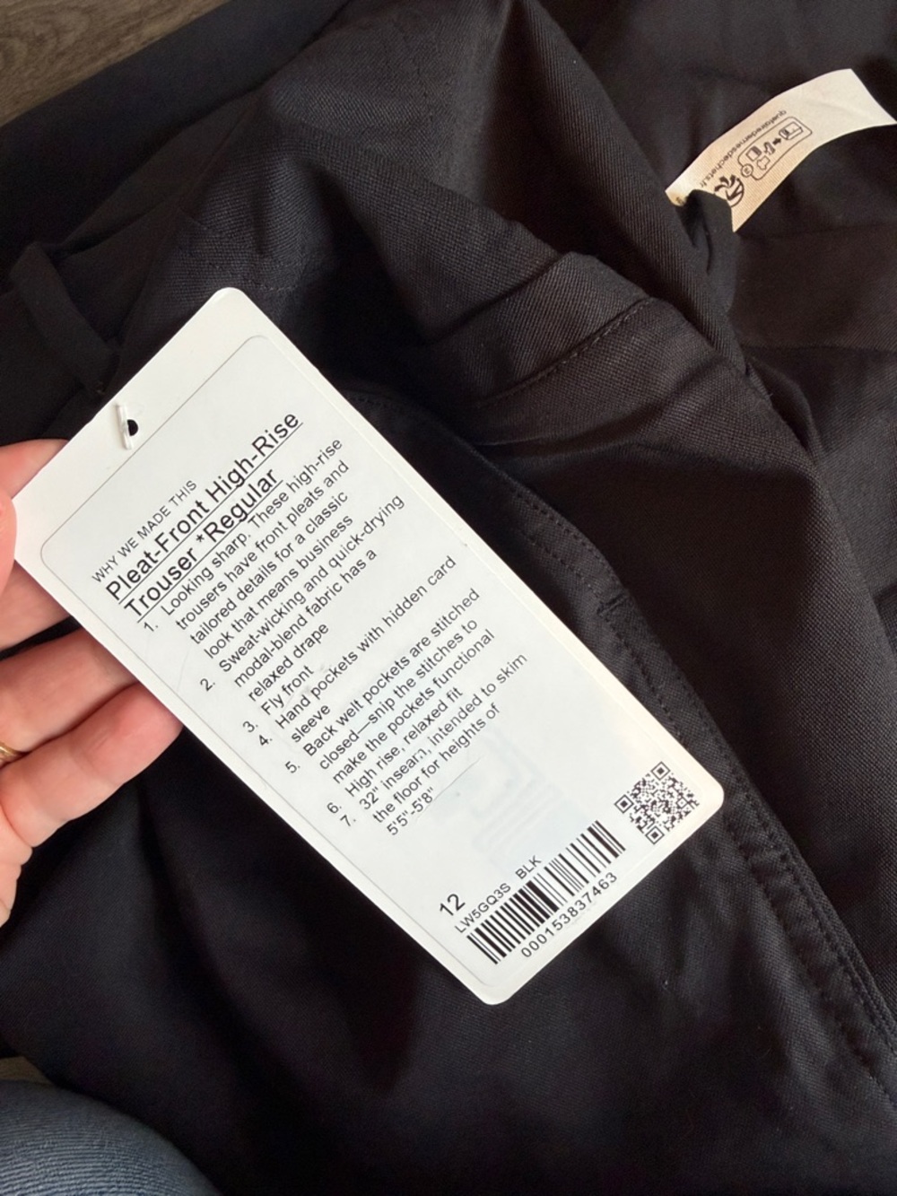 lululemon athletica Black Wide-Leg Trousers - Picture 3 of 4